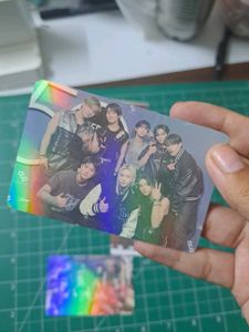 skz group photocards- holographic