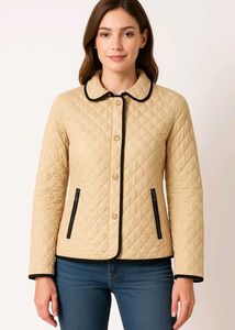 Quilted Beige Jacket