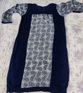 Elegant Blue Printed Kurta