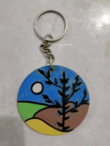 Handmade Tropical Keychain