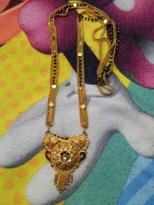 Gold plated mangalsutra