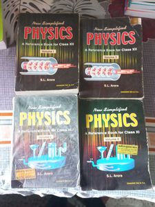 Physics Reference Books XI & XII, S.L ARORA
