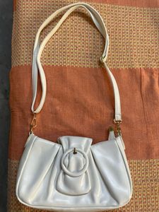 Chic White Shoulder Bag