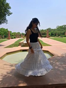 Tiered Maxi Skirt