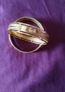 Gold-Plated Bangle Set