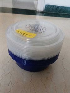 Set Of 10 +1 Large Biryani Plastic Food Container