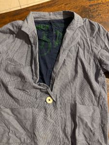 Striped Casual Blazer