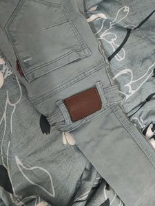 Grey Casual Pants