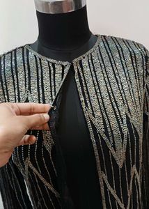 Stylish Sequin Embellished Jacket
