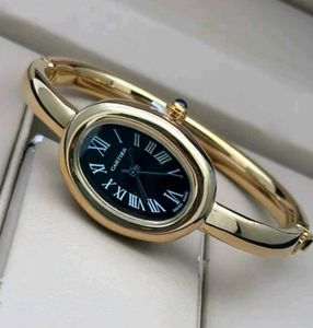y2k Gold Bangle Watch