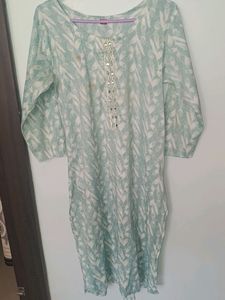 kurta for women ocean blue