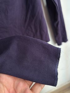 Dark Blue Fitted Top