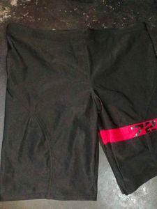 Unisex Black cycling Shorts With Tag