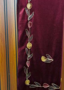 velvet stole for winters