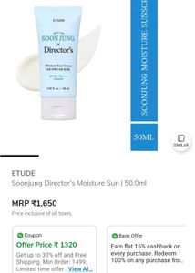 ETUDE Soonjung Director&#39;s Moisture Suncreen