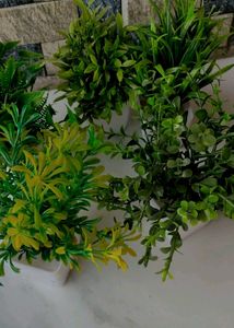 Set of 4 Artificial Potted Plants