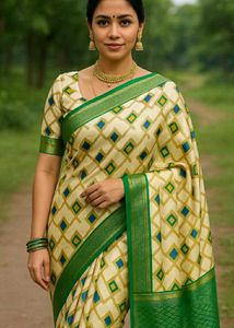 white saree