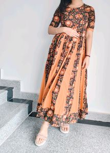 Floral Print Maxi Dress