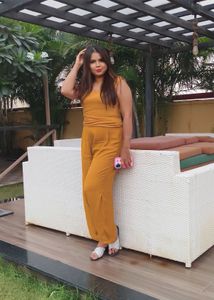 Stylish Mustard Jumpsuit