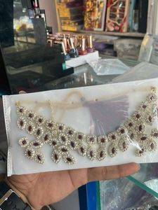 Pink Stone Jewelry Set