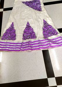 Party Wear Beautiful White Lehenga With Choli And