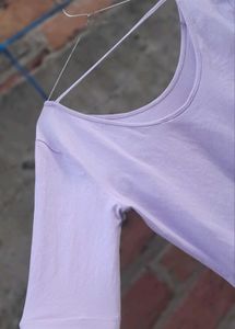 Round Nack Cotton Top 👕