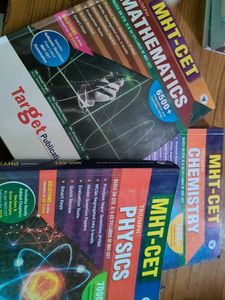 MHT-CET Triumph Chemistry , physics , maths Books