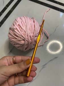 Half Kg Tshirt Yarn 🧶 With 6.0 Mm Needle