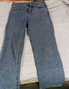 Urbanic Blue Ankle Length Jeans