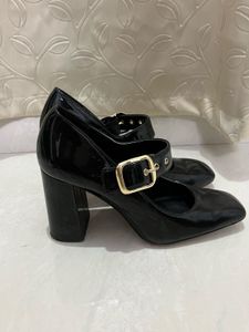 H&amp;M BLOCK-HEELED MARY JANES