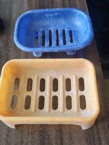 A Pair Of Plastic Soap Case