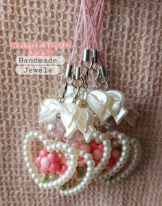 Handmade Beaded Phone/Bag Charms