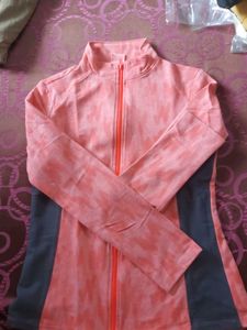 Pink & Gray Athletic Jacket