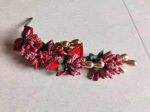 Floral Hair Accessory Combo Of 3 Pc