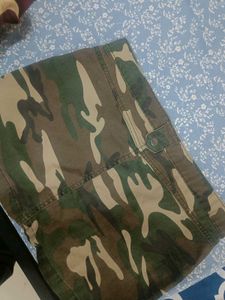 Ginger Camouflage Mini Skirt