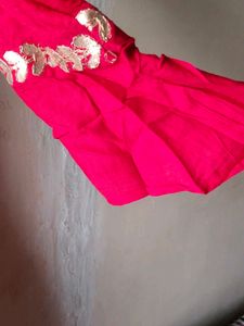 Elegant Red Ethnic Gown