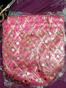 Pink Potli Bag