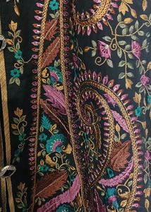 Black Embroidery Kurta