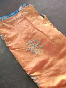 saree with stitched blouse