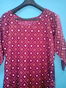 DARK PINK Long Kurti 👚