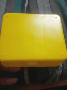 Vintage Yellow Smiley Face Toy Box
