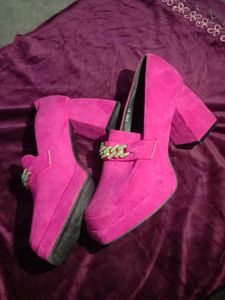 Pink Platform Boots
