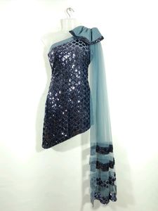 Grey Scquenced Western Dress(women&#39;s)