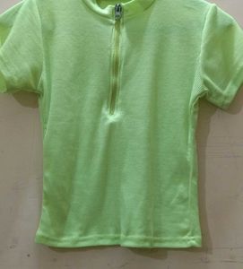 Green Crop T-shirt