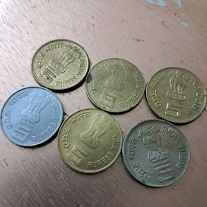 6 Rr.5 Commemmorative Coins