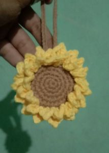 Sunflower Crochet Accessory