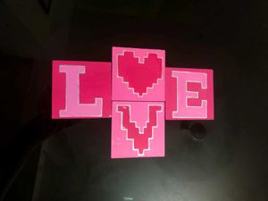 LOVE Pixel Art Decor 🩷💗✨