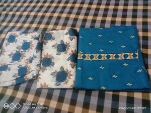 Teal Floral Embroidered Kurti