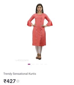Mirror Work Kurti