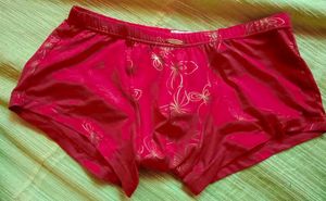 Men Red Boxer Briefs